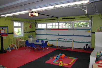 Turning your garage into a playroom